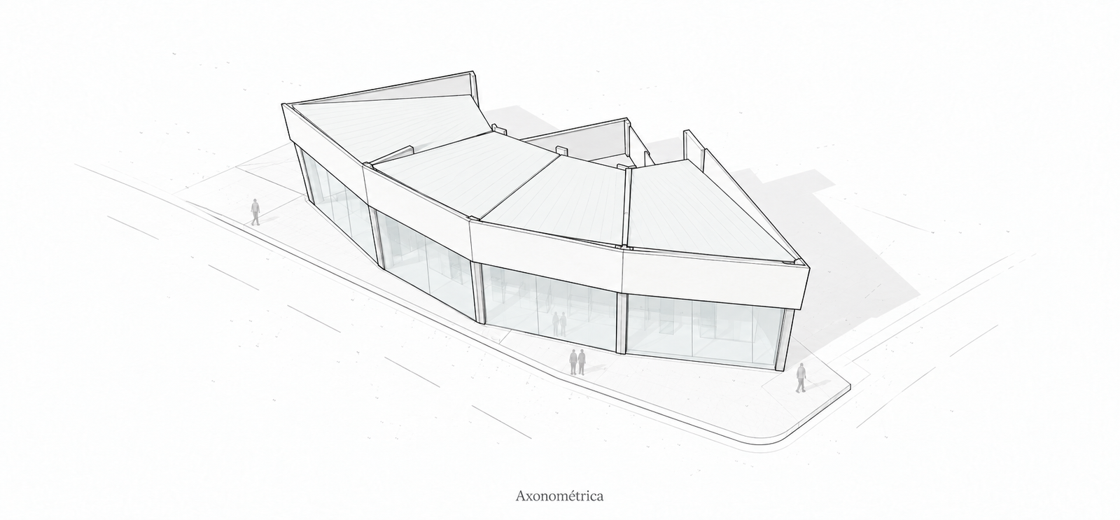 Locales Comerciales Tortuguitas – axonométrica