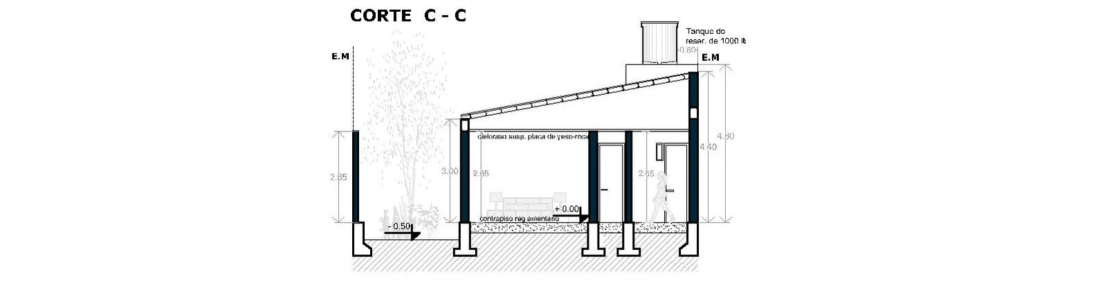 Casa Mariano - corte C-C